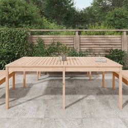 Table de jardin 203,5x100x76 cm bois massif de pin 