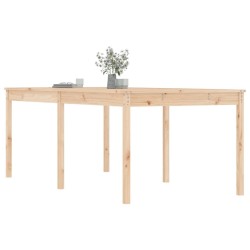 Table de jardin 203,5x100x76 cm bois massif de pin 