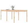 Table de jardin 203,5x100x76 cm bois massif de pin 