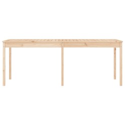 Table de jardin 203,5x100x76 cm bois massif de pin 