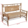 Banc de jardin 120 cm Bambou 