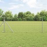 Clôture de Jardin 0,8 x 25 m en Acier Galvanisé 