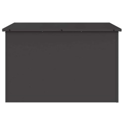 Boîte de Rangement Extérieure Noir 80 x 50.5 x 50 cm 