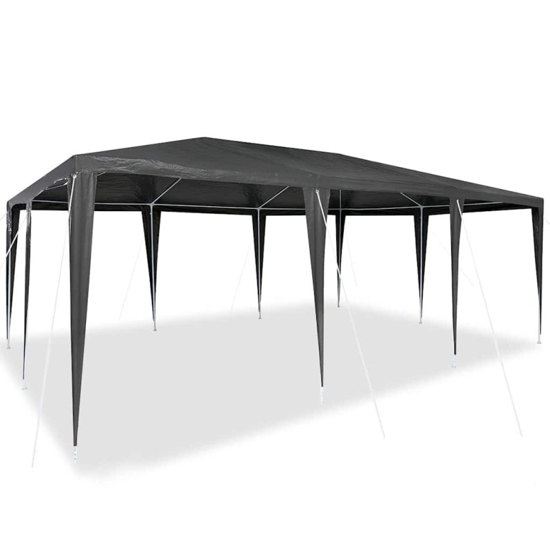 Tente de fête Anthracite 6x4 m PE 