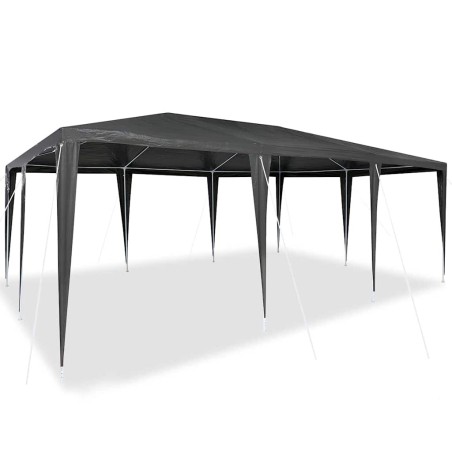 Tente de fête Anthracite 6x4 m PE 