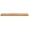 Appuis de fenêtre 2 pcs marron clair bois de chêne massif 