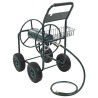 Chariot dévidoir avec connecteur de tuyau 1/2" 75 m Acier 