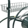Chariot dévidoir avec connecteur de tuyau 1/2" 75 m Acier 