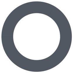 Bac anthracite Anthracite Métal Grand Bac Rond Minimaliste 