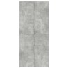 Meuble à chaussures Gris béton 80x35,5x180 cm Bois d'ingénierie 