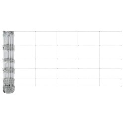 Poteaux de clôture 11 pcs U-Channel 80 cm en acier galvanisé 