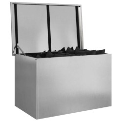 Boîte de Rangement Extérieure Argent 80 x 50.5 x 50 cm 