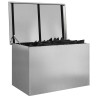 Boîte de Rangement Extérieure Argent 80 x 50.5 x 50 cm 