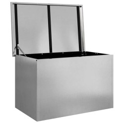 Boîte de Rangement Extérieure Argent 80 x 50.5 x 50 cm 