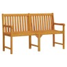 Banc de jardin 150 cm Bois solide d'acacia 