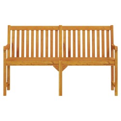 Banc de jardin 150 cm Bois solide d'acacia 