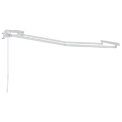 Cadre de store extensible à manivelle 2,5 x 2 m en métal 