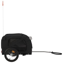 Remorque de vélo pour animaux de compagnie noir 