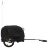 Remorque de vélo pour animaux de compagnie noir 