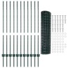 Kit de clôture de jardin Ensemble de 2 Vert Polyéthylène 