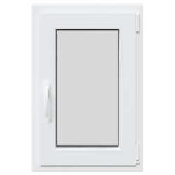 Fenêtre de sous-sol« RISOR » 50 x 75 cm oscillo-battante DIN gauche blanche 