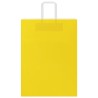 Sacs en papier 50 pcs avec poignées jaune 32x17x44 cm 