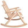 Banc à bascule jardin 2 places 123x96x102 cm bois massif épicéa 