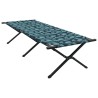Chaises longues pliables 2 pcs avec sac de transport, motif feuille, en tissu Oxford 600D 