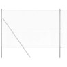 Kit de clôture Ensemble de 2 Acier galvanisé Large Durable 