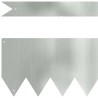 Bordures de pelouse 50 pcs 100x0.5x15 cm Acier galvanisé 