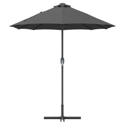 Parasol de jardin Anthracite 380 x 196 x 235 cm 