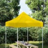 Toit de tente de réception 2x2 m Jaune 270 g/m²  