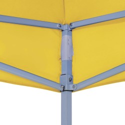 Toit de tente de réception 2x2 m Jaune 270 g/m²  