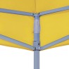 Toit de tente de réception 2x2 m Jaune 270 g/m²  