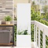 Jardinier avec Panneau Décoratif Blanc 50 x 140 cm 