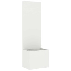 Jardinier avec Panneau Décoratif Blanc 50 x 140 cm 