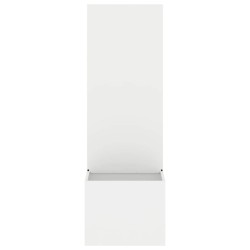 Jardinier avec Panneau Décoratif Blanc 50 x 140 cm 