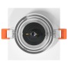 Projecteurs encastrés 6 pcs Carré GU10 Blanc 91x91 mm 