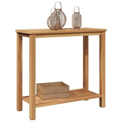 Table console Marron 85 x 35 x 75 cm Bois de teck massif 