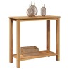 Table console Marron 85 x 35 x 75 cm Bois de teck massif 