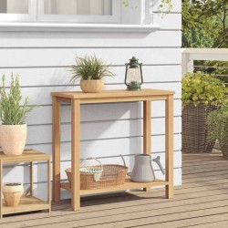 Table console Marron 85 x 35 x 75 cm Bois de teck massif 