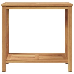 Table console Marron 85 x 35 x 75 cm Bois de teck massif 