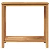 Table console Marron 85 x 35 x 75 cm Bois de teck massif 