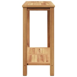 Table console Marron 85 x 35 x 75 cm Bois de teck massif 
