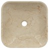 Lavabo Crème 40x40x10 cm Marbre 