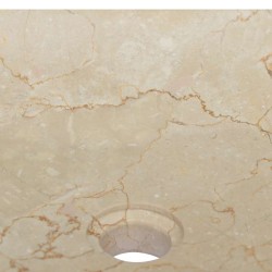 Lavabo Crème 40x40x10 cm Marbre 