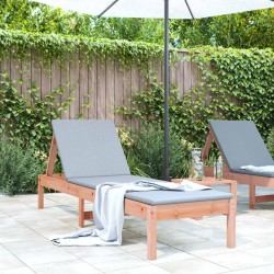 Chaise longue 199,5x60x74 cm bois massif de douglas 