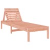 Chaise longue 199,5x60x74 cm bois massif de douglas 