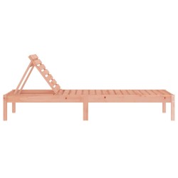 Chaise longue 199,5x60x74 cm bois massif de douglas 