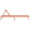 Chaise longue 199,5x60x74 cm bois massif de douglas 